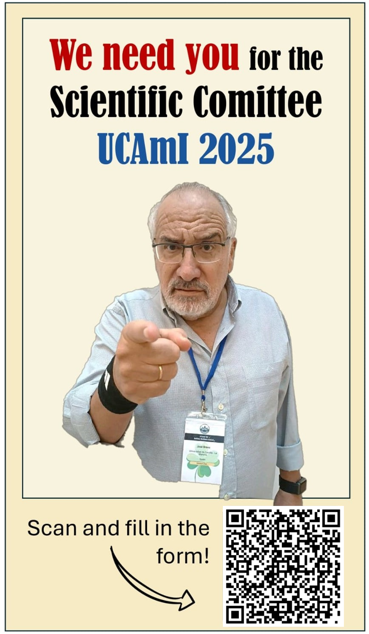 We Need You!